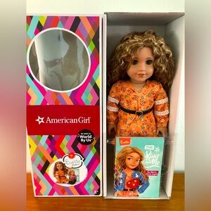*SOLD* American Girl Doll- Retired World By Us Evette Peeters with pierced ears
